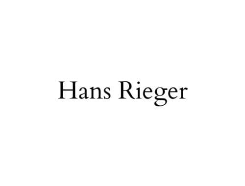 Rieger Hans