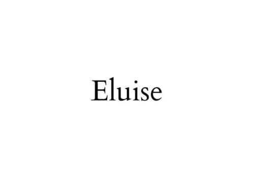 Eluise 伊利斯