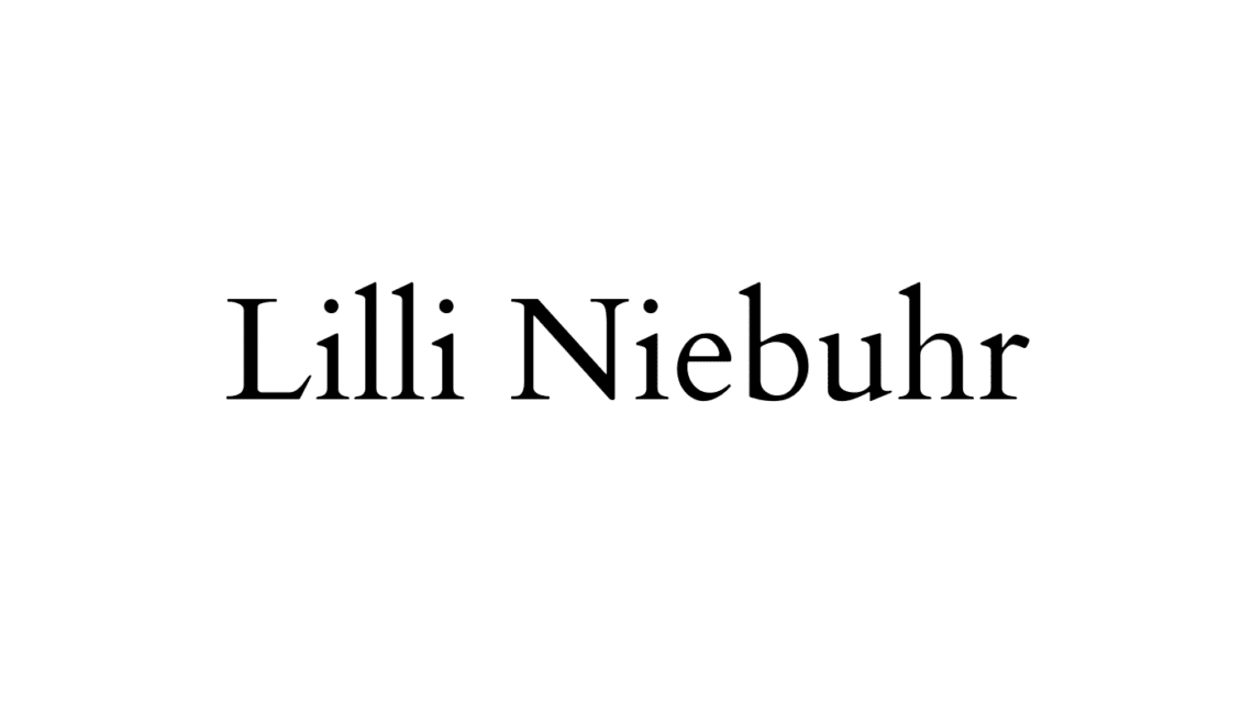 Niebuhr Lili 莉莉·尼布尔（1903-1997）