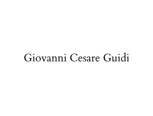 Giovanni Cesare Guidi 乔瓦尼·凯撒·吉蒂