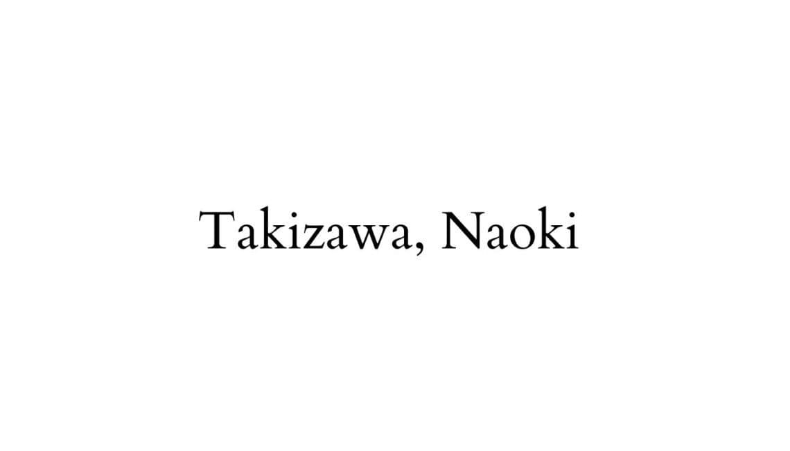 Takizawa Naoki