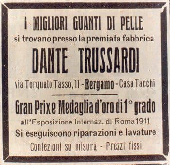 Mame Fashion Dictionary Trussardi: 1911年Dante Trussardi所做的品牌标识