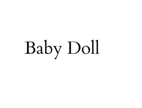 Baby Doll 宝贝娃娃