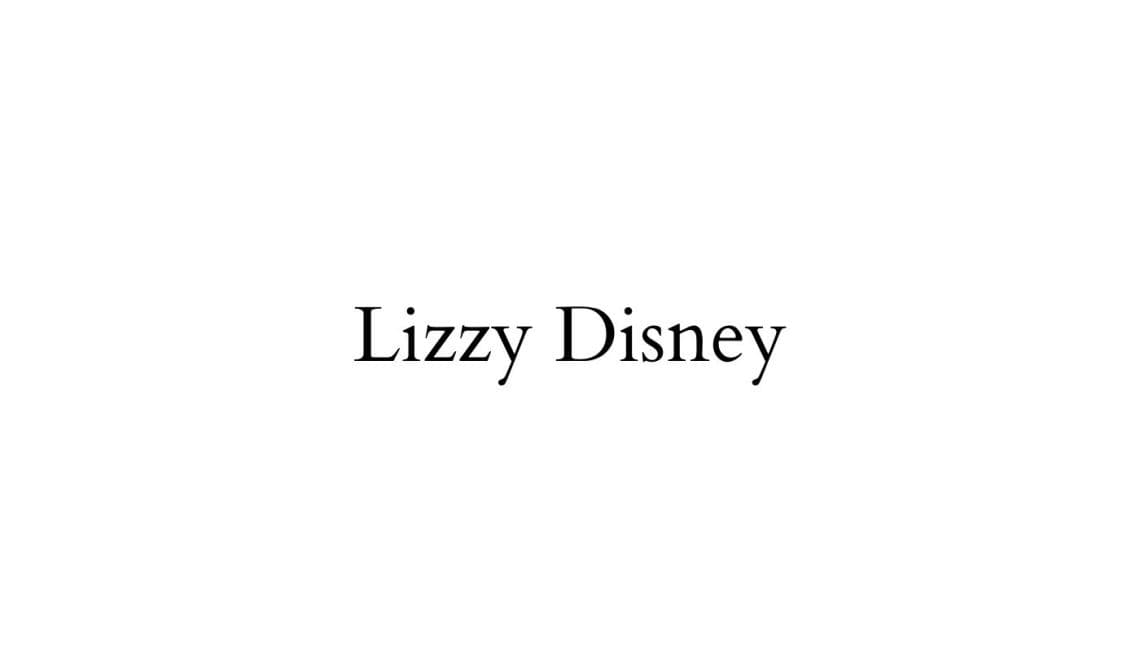 Lizzy Disney 丽兹 迪斯尼