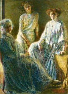 U. Boccioni: dipinto del 1909-1910, Collezione Intesa San Paolo, Gallerie d'Italia, in Piazza Scala, Milano