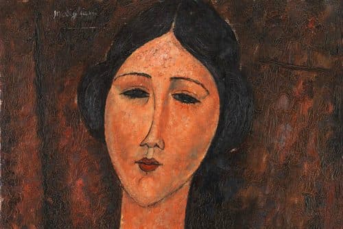 Le sbronze l'arte l'amore: Modigliani a Palazzo Ducale di Genova, ritratto femminile