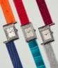 moda: la maison boucheron celebra i 70 anni dell'orologio reflet. cinturini colori forti