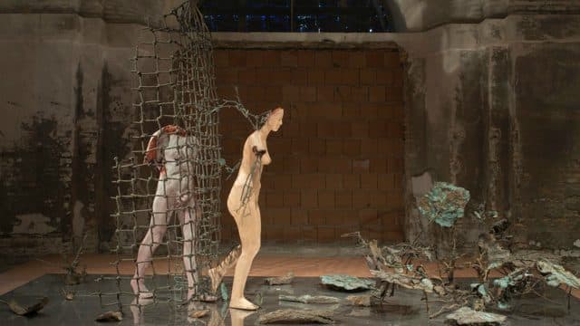 arte: ecce homo. da marino marini a mimmo paladino. la scultura di figura in italia. installazione
