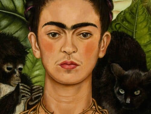 arte: frida kahlo oltre il mito al mudec di milano. oil on alluminium