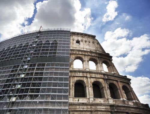 Arte: Tod's ed il restauro del Colosseo. L'esterno.