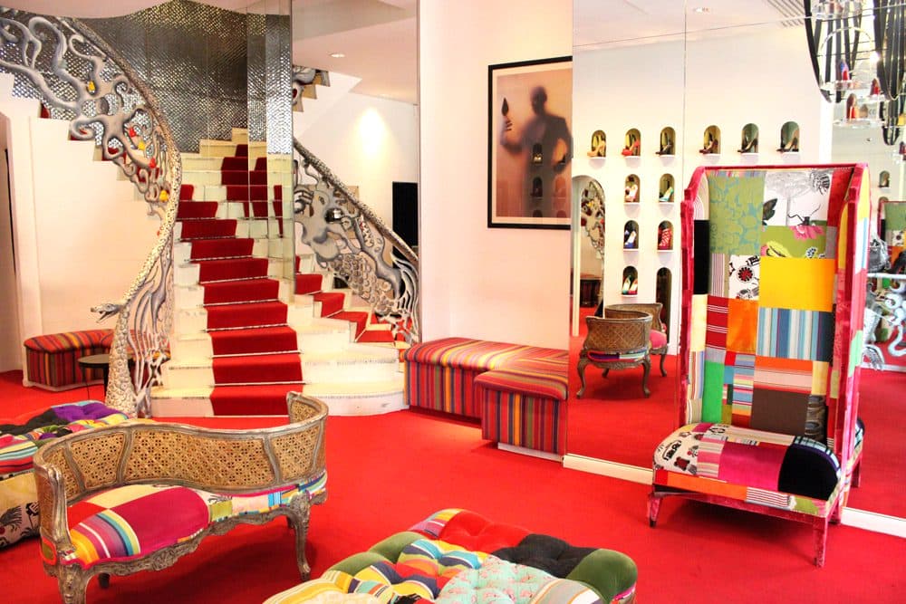 Mame Fashion Dictionary: Christian Louboutin. Flagship Store in Paris.