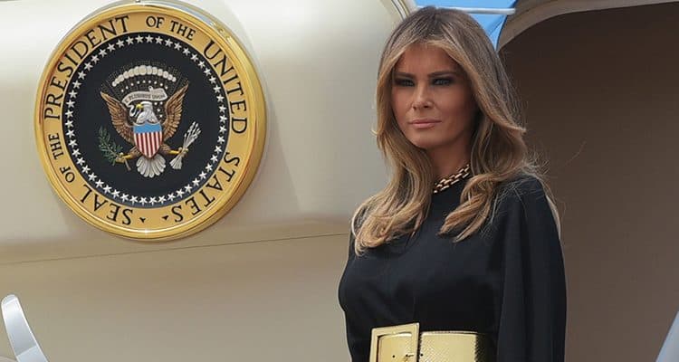 Moda: Melania Trump indossa il totalblack della Bellucci. Cover