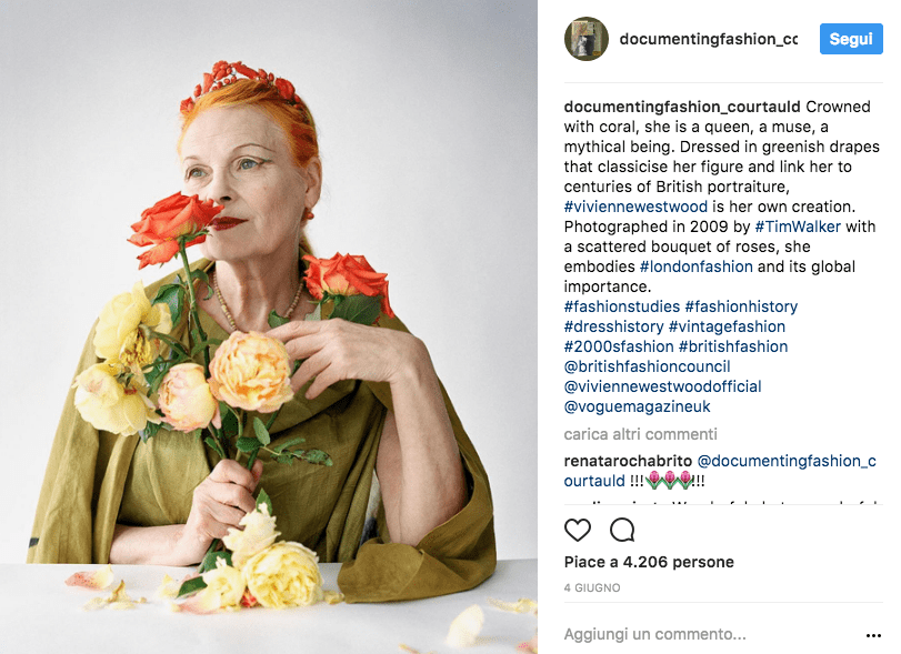 Moda: la storia della moda passa su Instagram. Un ritratto di Vivienne Westwood