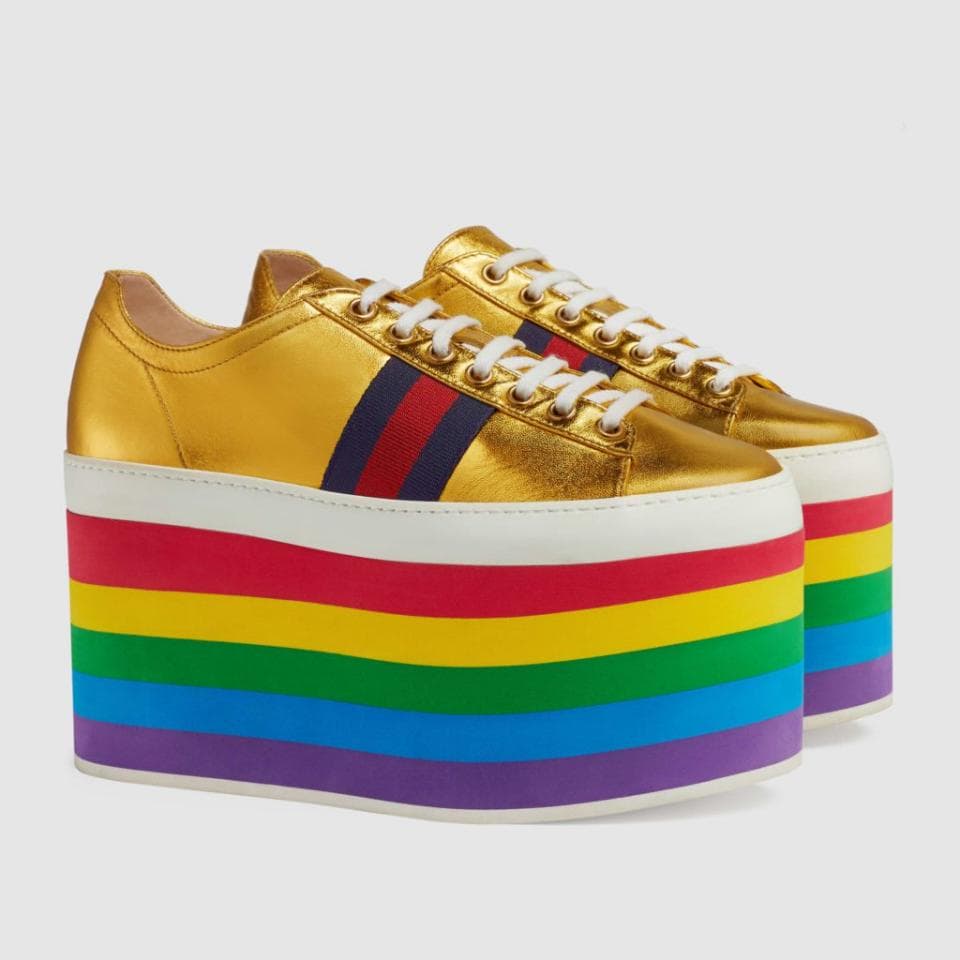 Moda: Gay Pride 2017: Orgoglio fashion. Le sneakers di Gucci