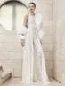 moda: atelier versace inverno 2017.abito bianco lungo