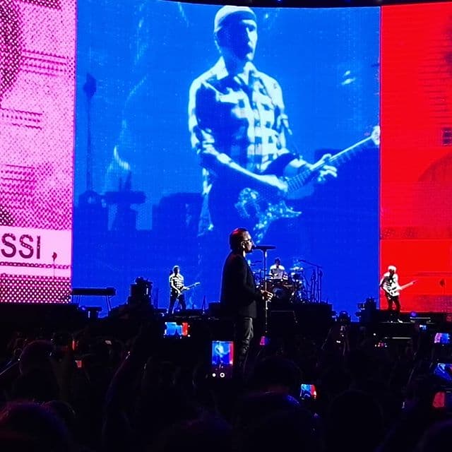 musica: U2 a Roma i video e le immagini più belle di domenica the edge