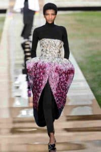 Mame Moda Givenchy Haute Couture autunno 2018. Abito bustier