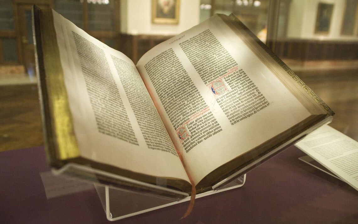 mam-e storia 24 AGOSTO 1456 - CONCLUSA LA BIBBIA DI GUTENBERG gutenberg