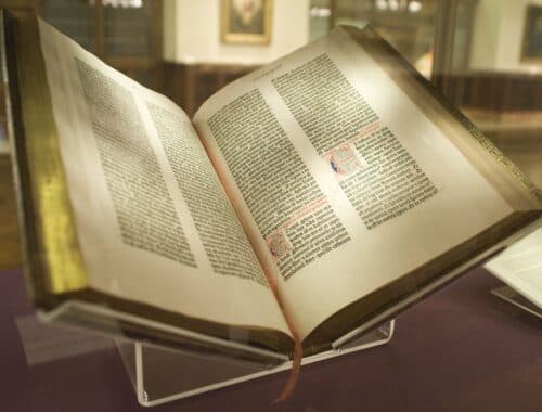 mam-e storia 24 AGOSTO 1456 - CONCLUSA LA BIBBIA DI GUTENBERG gutenberg