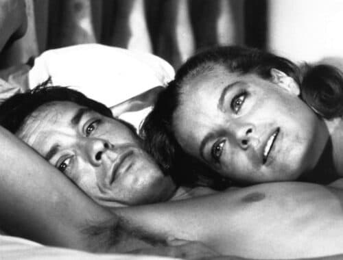 Alain Delon - Tutte le sue donne. Una foto di lui e Romy Schneider insieme.