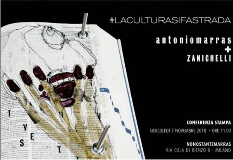 Mame Moda Antonio Marras per Zanichelli, la partnership. manifesto #LACULTURASIFASTRADA