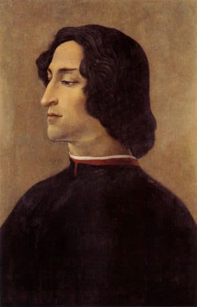 Mame arte SANDRO BOTTICELLI: DUE STORIE AL FEMMINILE Sandro Botticelli, Ritratto di Giuliano de’ Medici,