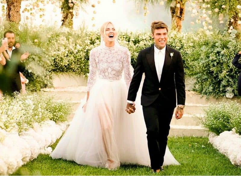 Miles Cyrus wedding dress by Vivienne Westwood. The Ferragnez