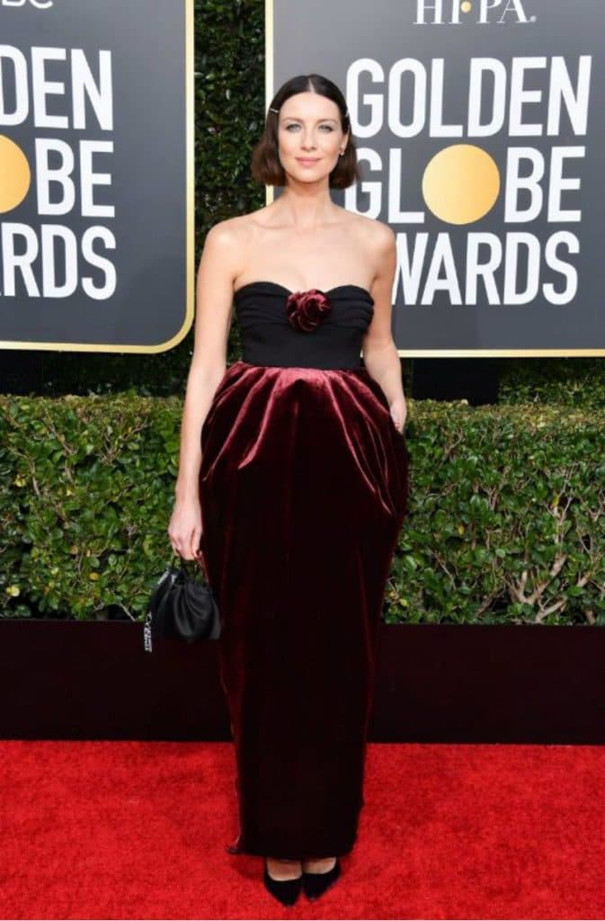 Golden Globe 2019, i look del red carpert. caitriona balfe
