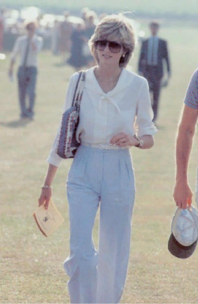 Lady Diana in mostra a Kensington Palace. Lady Diana casual look 