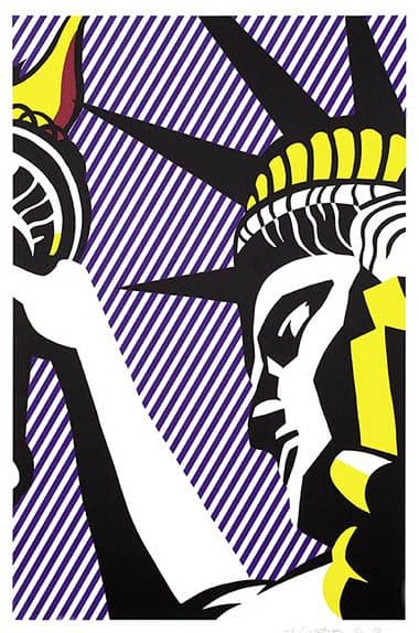 Mame arte “Roy Lichtenstein. Multiple Visions”I Love Liberty 1982.