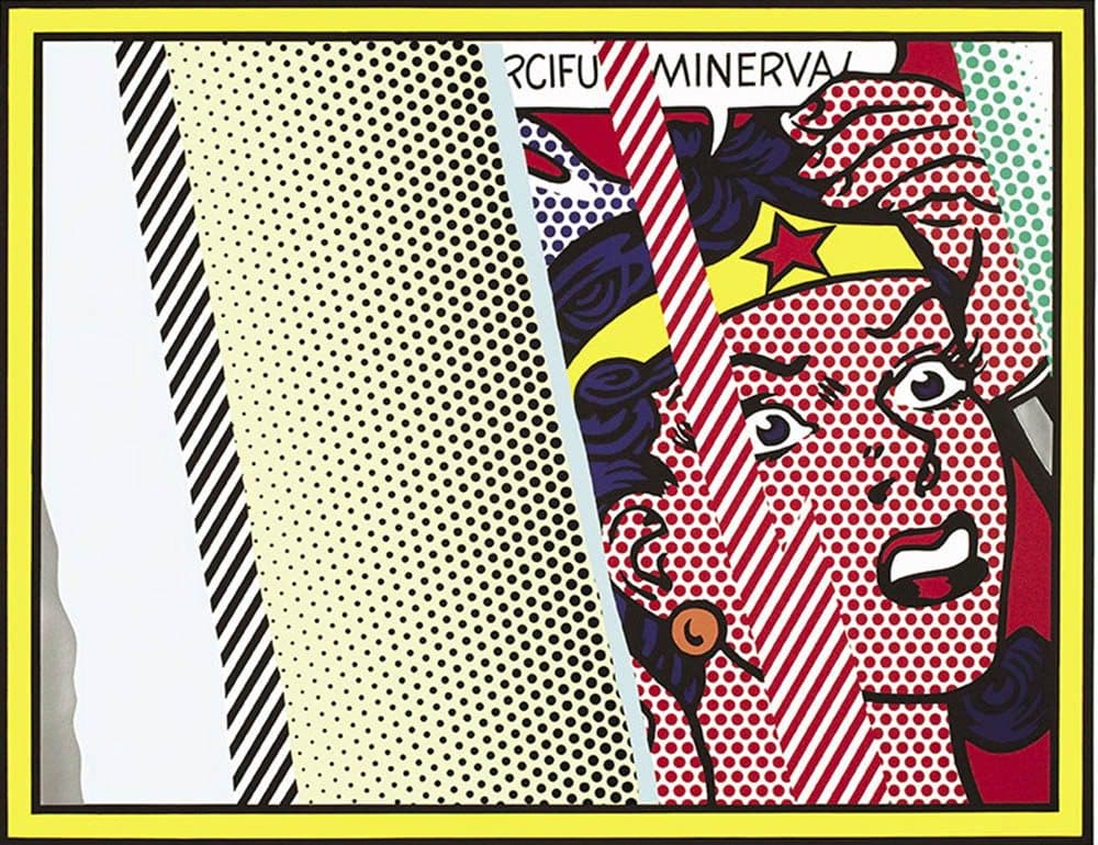 Mame arte “Roy Lichtenstein. Multiple Visions”Reflections on Minerva 1990.