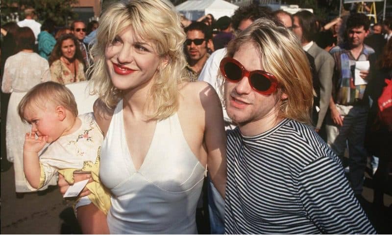 Cobain, Courtney Love e Frances Bean 
