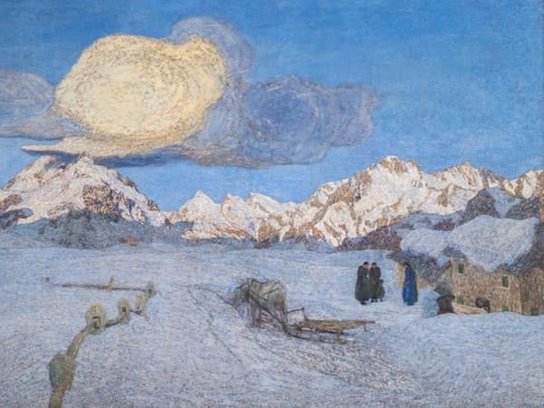 Giovanni Segantini, La morte in Trittico della Natura, 1896-1899, olio su tela