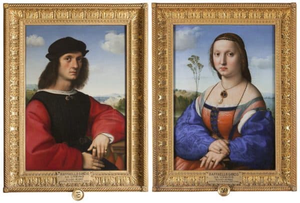 I ritratti di Agnolo e Maddalena Doni di Raffaello