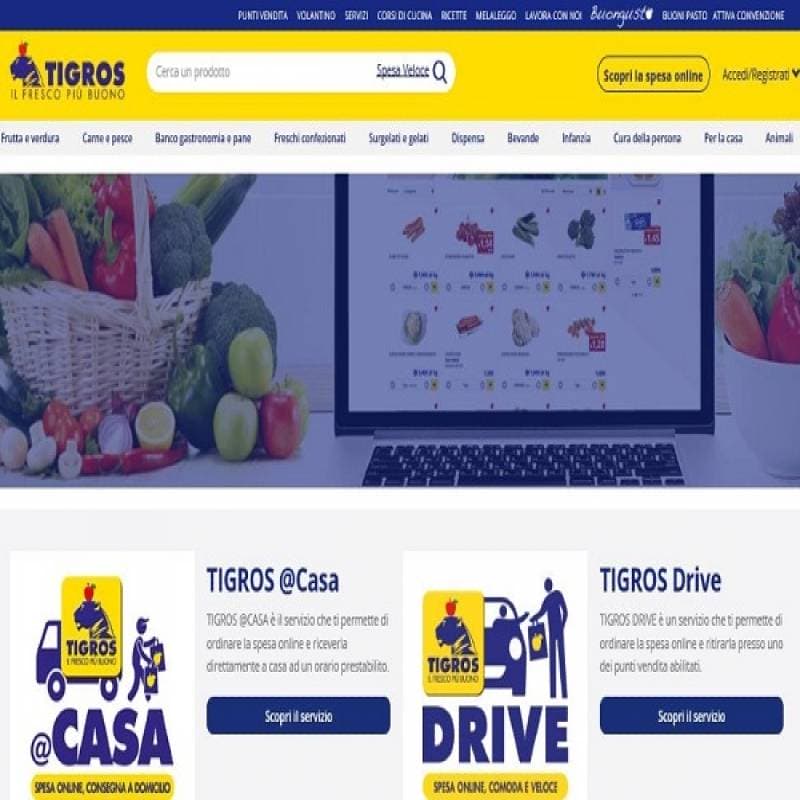 code al supermercato spesa online