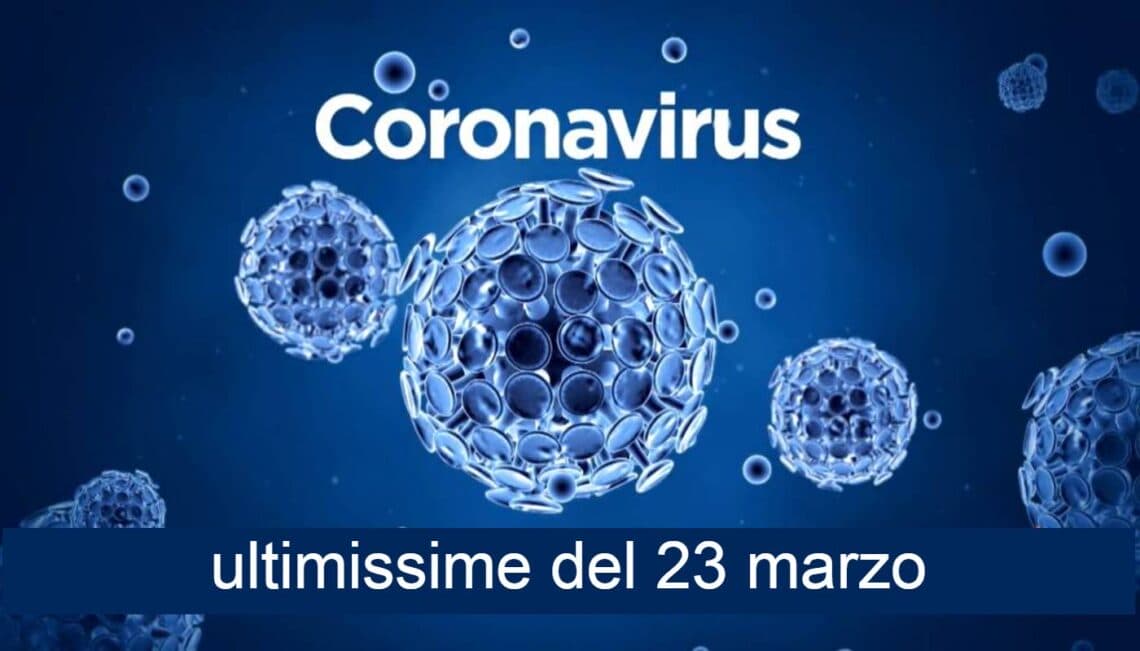 coronavirus dati 23 marzo