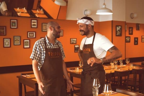 I titolari di Trippa sono lo chef veneto Diego Rossi e Pietro Caroli, esperto di marketing e un passato da food blogger