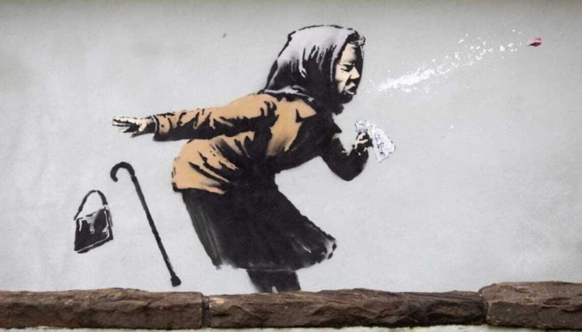 Banksy Graffito Covid