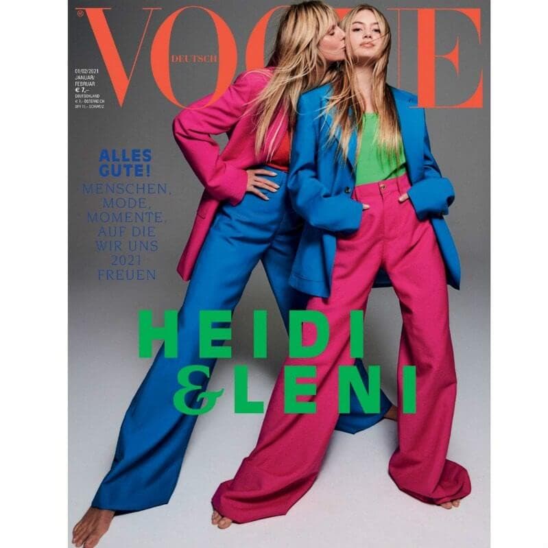 Heidi Klum e Leni Klum x Vogue De