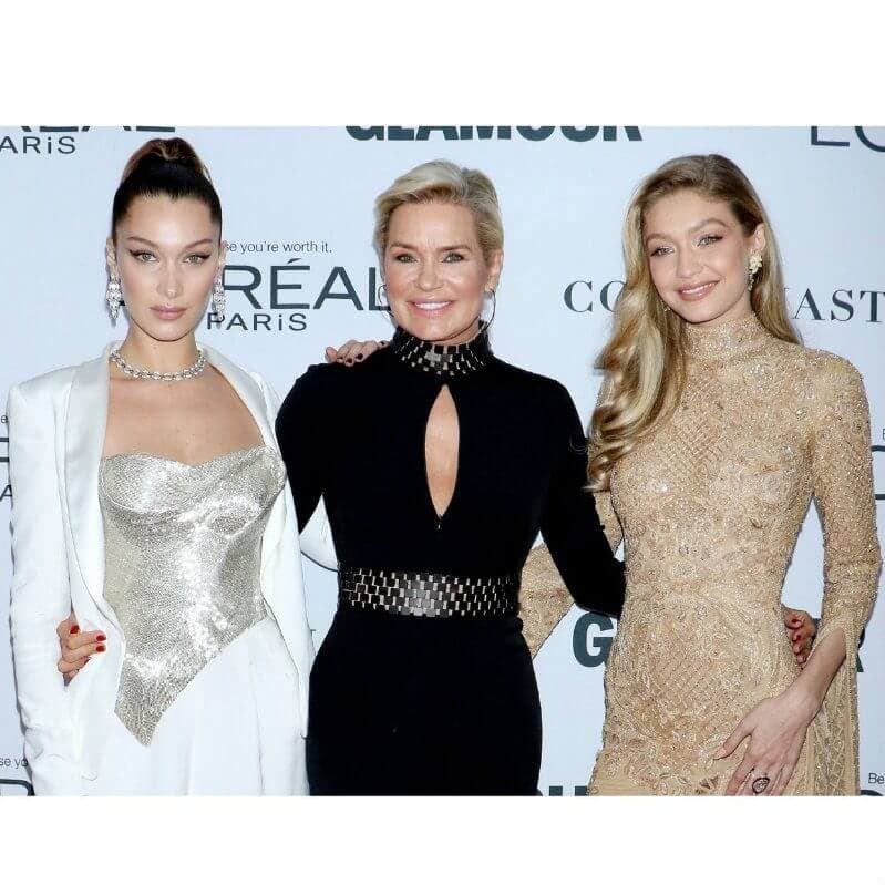 Yolanda Hadid e le figlie Bella e Gigi
