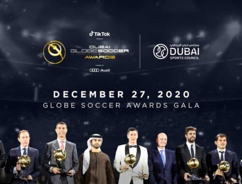 premiazione globe soccer awards 2020