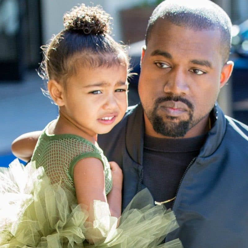 Kanye con la figlia North