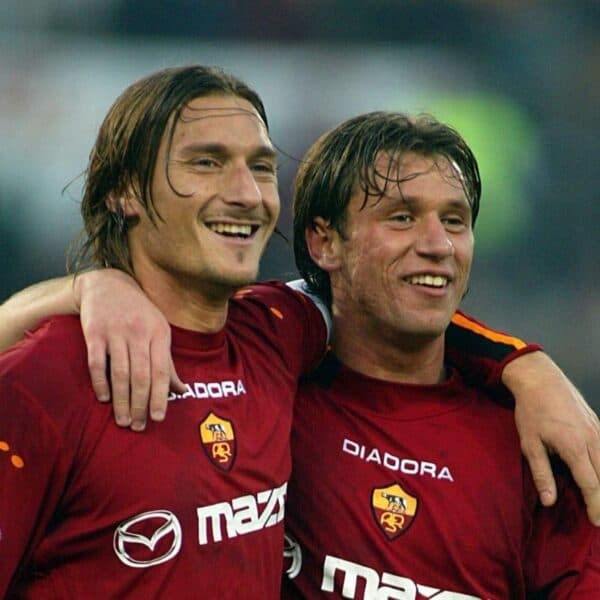 Antonio Cassano e Francesco Totti alla Roma