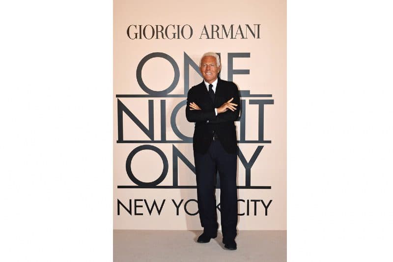 Giorgio Armani - One Night Only NY