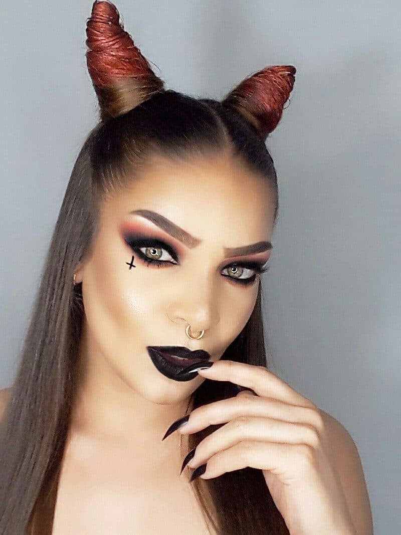 halloween idee trucco Satana in rete il calendario satanico
