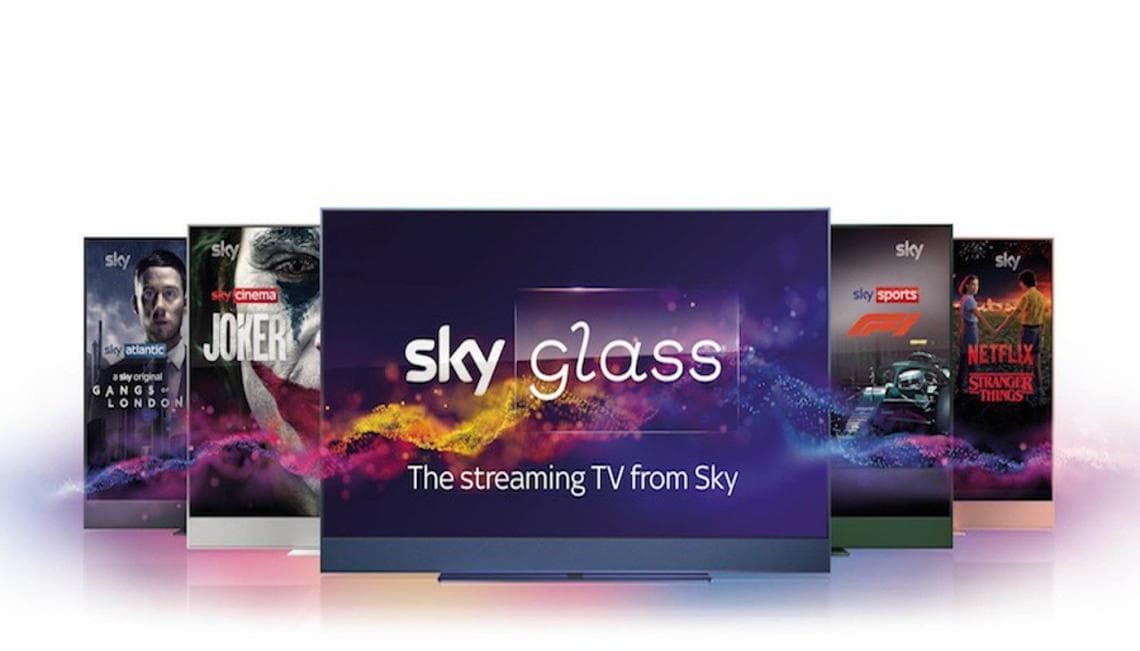 smart tv sky glass