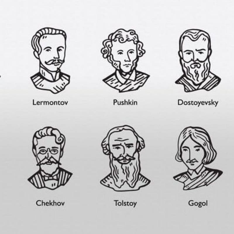 i grandi autori della letteratura russa