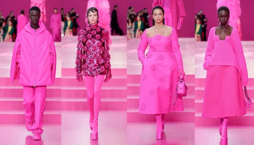 look valentino pink pp collection