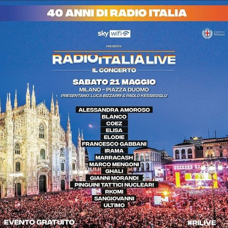 Radio Italia Live 2022 cantanti