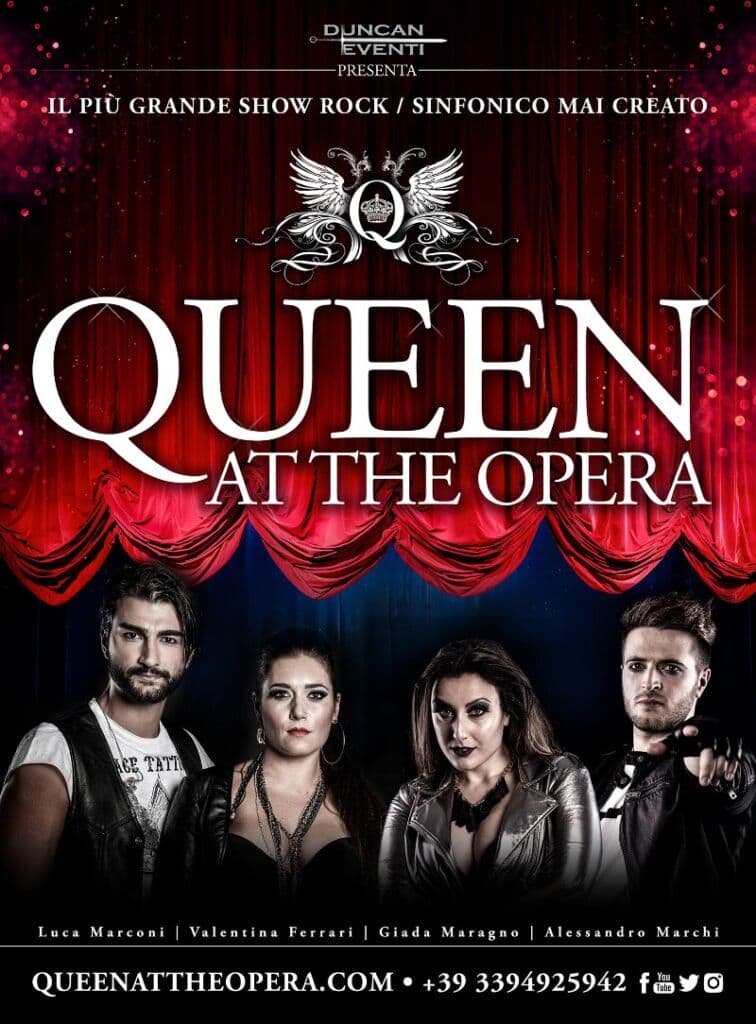 queen at the opera milano